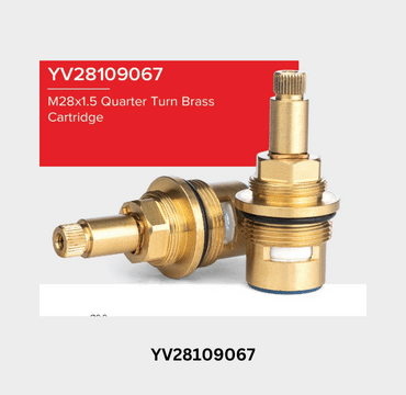 M28×1.5 Quarter Turn Brass Cartridge-YV28109067